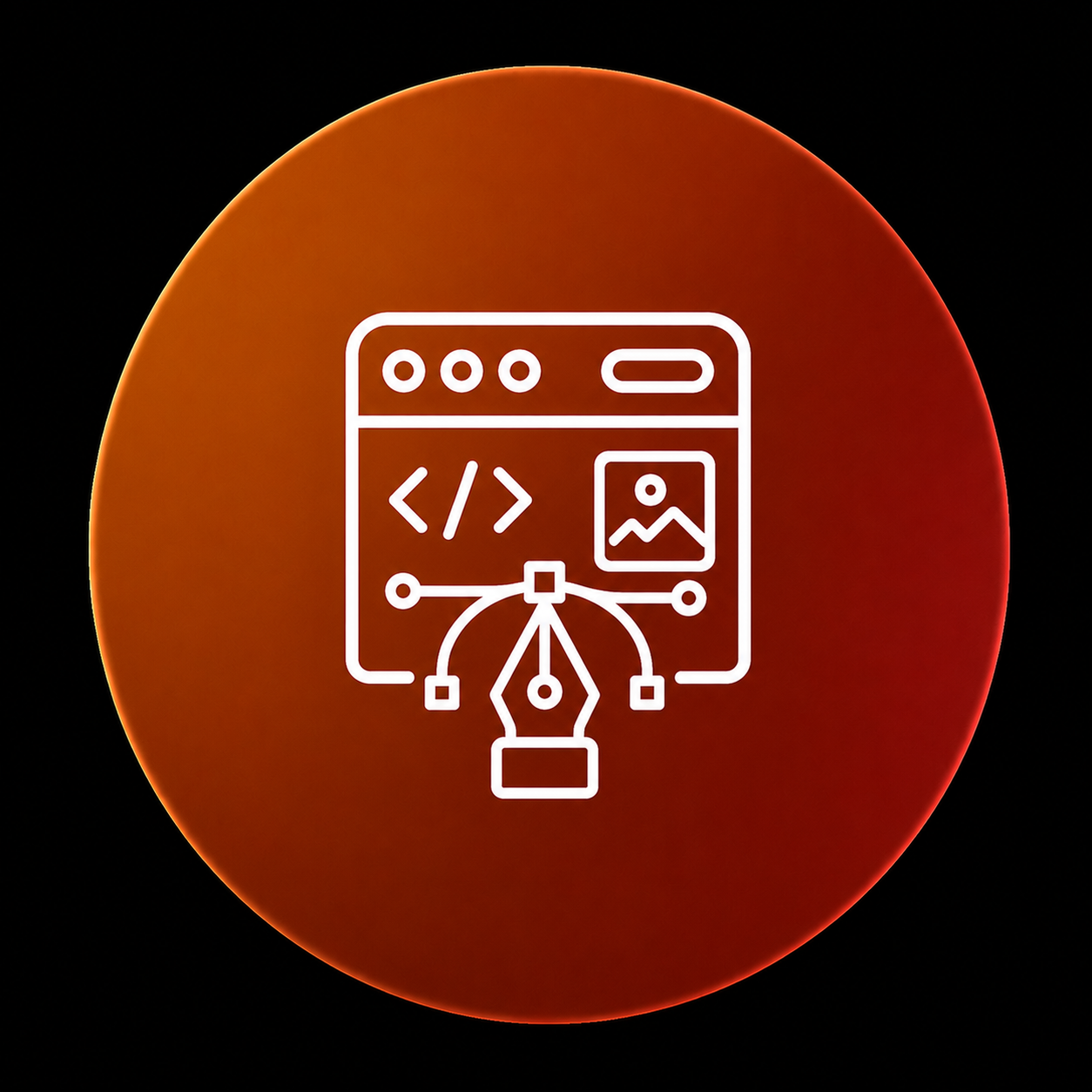 UI/UX Design service icon